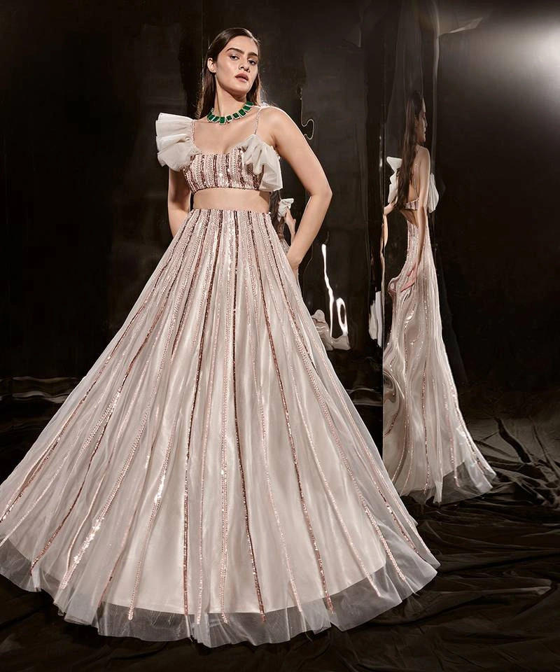women's elegant pink floral printed lehenga choli with sequin embellished blouse, mirror work dupatta and flowing flared skirt – perfect for weddings, parties, festive & traditional occasions women's elegant pink floral printed lehenga choli with sequin embellished blouse, mirror work dupatta and flowing flared skirt – perfect for weddings, parties, festive & traditional occasions