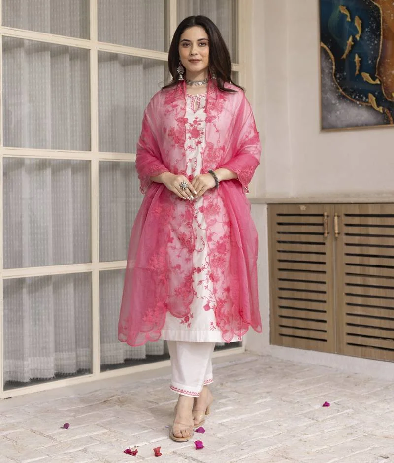 peach pink floral printed cotton kurta set with palazzo and dupatta – comfortable daily wear & festive ethnic outfit peach pink floral printed cotton kurta set with palazzo and dupatta – comfortable daily wear & festive ethnic outfit