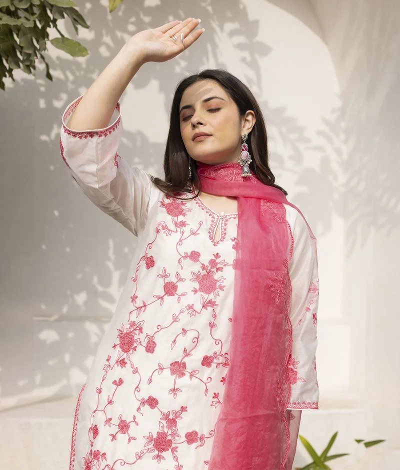 peach pink floral printed cotton kurta set with palazzo and dupatta – comfortable daily wear & festive ethnic outfit peach pink floral printed cotton kurta set with palazzo and dupatta – comfortable daily wear & festive ethnic outfit