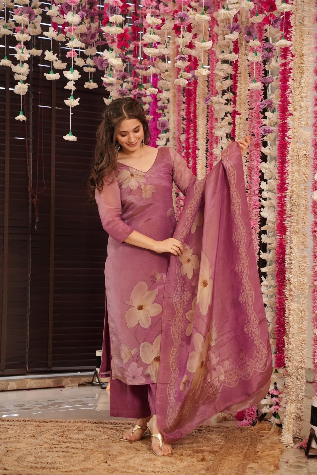 rabia glow floral kurta set rabia glow floral kurta set