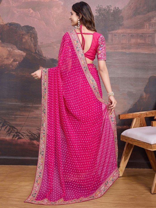embroidered saree with blouse embroidered saree with blouse