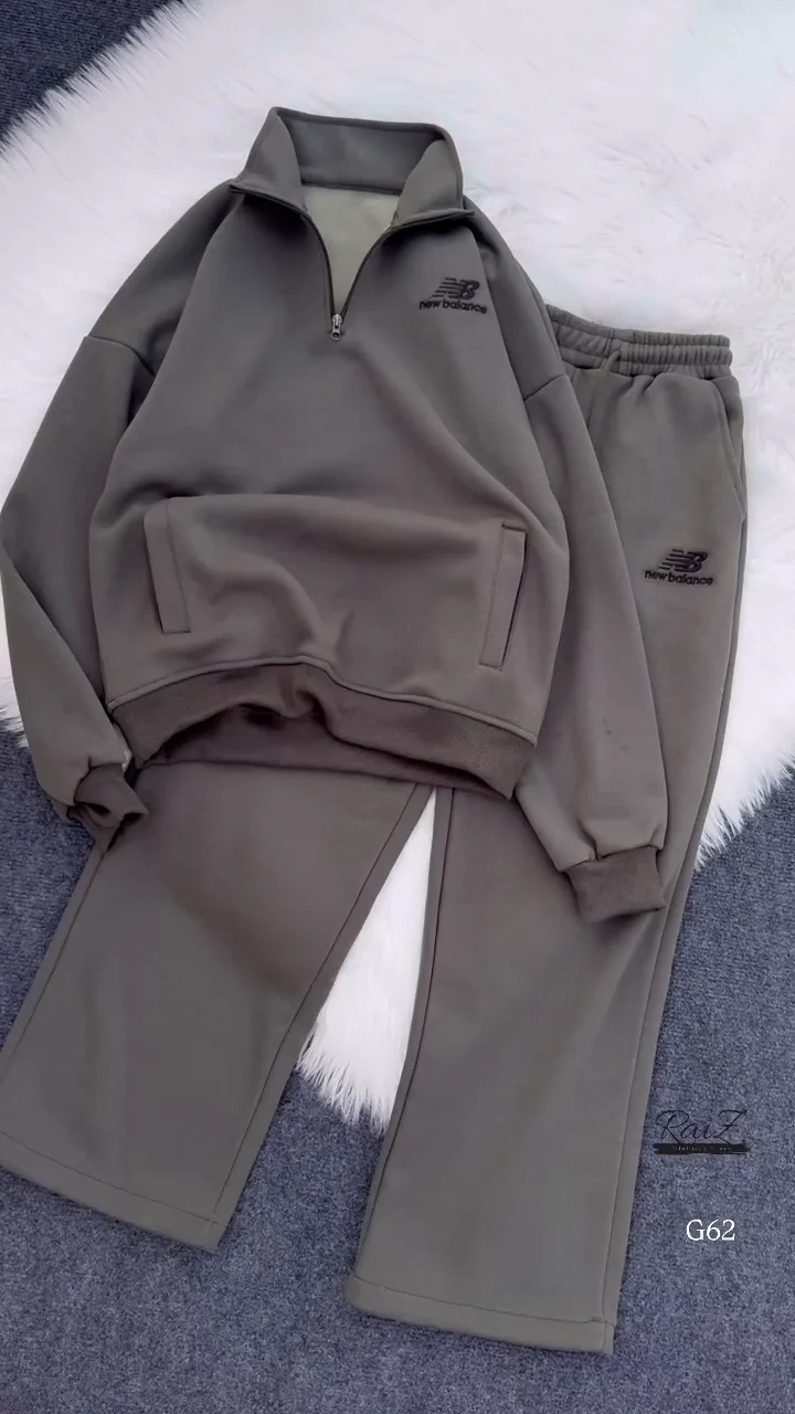 comfy two piece tracksuit set for women featuring half zip pullover sweatshirt and wide leg jogger pants comfy two piece tracksuit set for women featuring half zip pullover sweatshirt and wide leg jogger pants