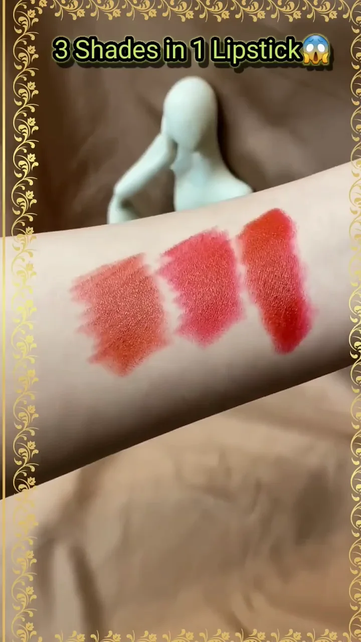 3 in 1 multi shade lipstick – one tube, three stunning colors 3 in 1 multi shade lipstick – one tube, three stunning colors