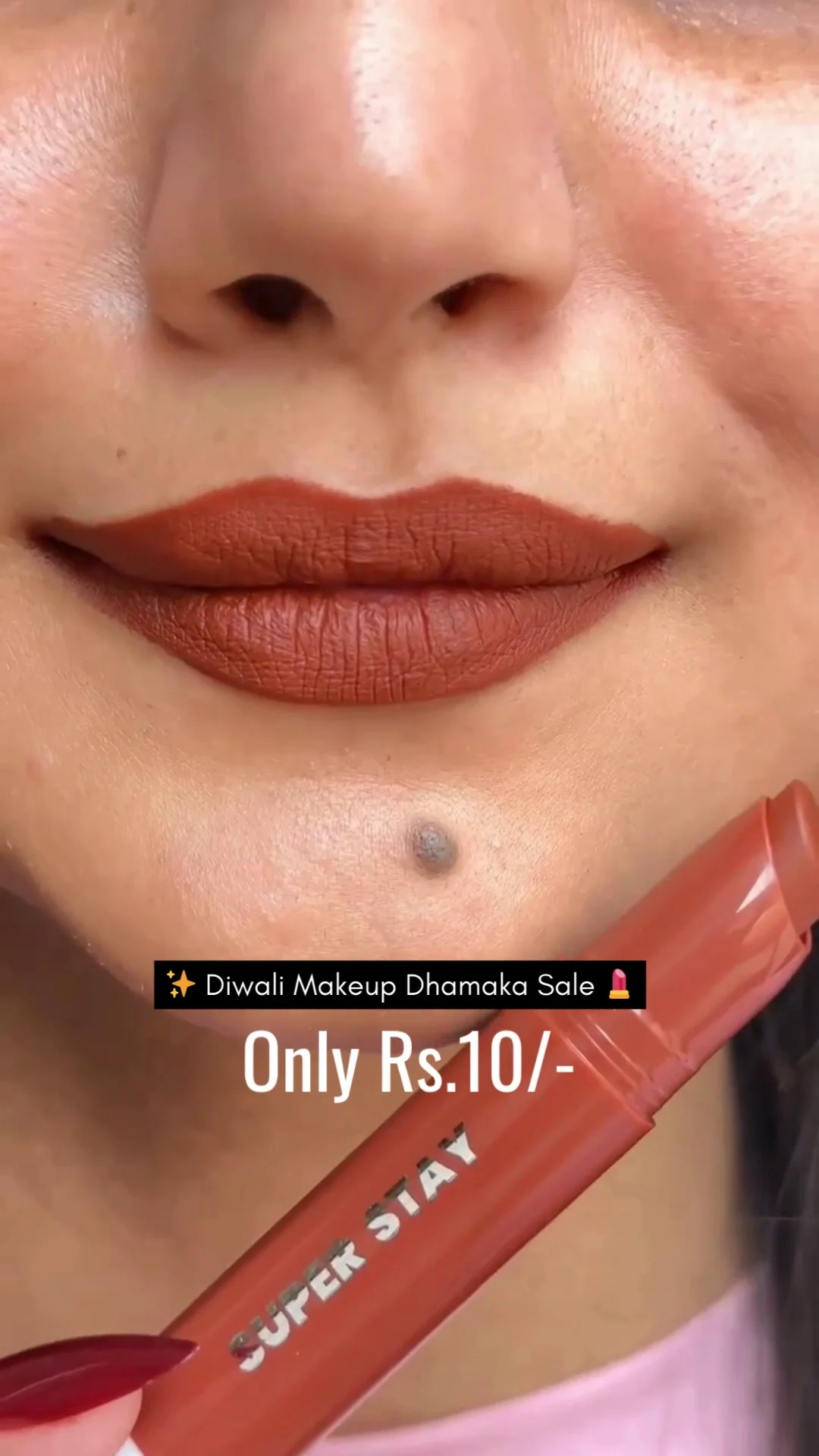super stay matte lipstick in nude brown shade – long lasting, smudge proof & lightweight formula with full coverage – hydrating, non drying, perfect for daily, office, party & festive makeup super stay matte lipstick in nude brown shade – long lasting, smudge proof & lightweight formula with full coverage – hydrating, non drying, perfect for daily, office, party & festive makeup